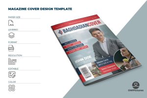 News Magazine Cover Template