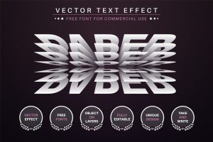 Newspaper – Editable Text Effect, Font Style