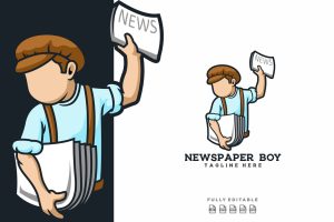 Newspaper Boy Logo