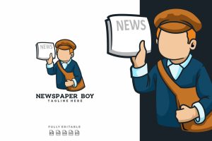 Newspaper Boy Logo
