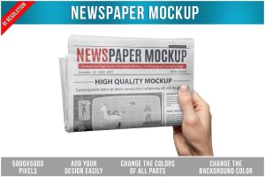 Newspaper Mockup