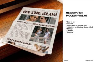 Newspaper Mockup Vol.01