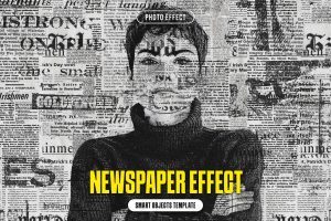 Newspaper Photo Effect