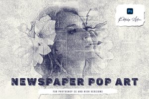 Newspaper Pop Art Effect Action