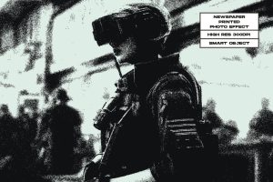 Newspaper Printed Photo Effect