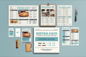 Newspaper Style Menu Package