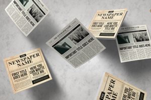 Newspaper Trifold Brochure