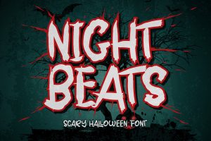 Night Beats – Scary Halloween Font