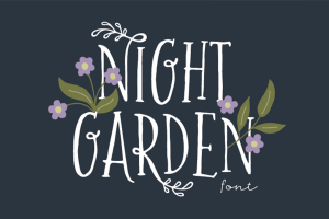 Night Garden Font