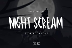 Night Scream Font