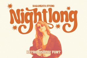 Nightlong – Display Retro Font
