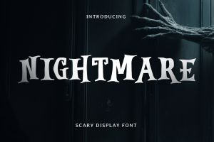 Nightmare – Halloween Font