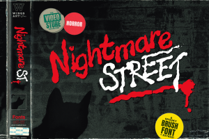 Nightmare Street – The Retro Halloween Font