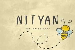 Nityan – The Cutes Font