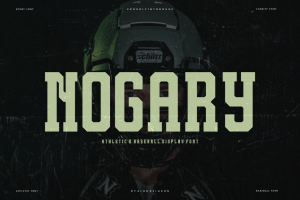 Nogary – Athletic & Varsity Font