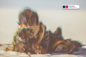 Noise Glitch Photoshop Action