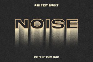 Noise Sand Text Effect.