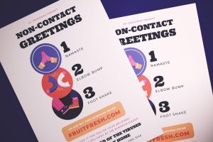 Non Contact Greeting Flyer