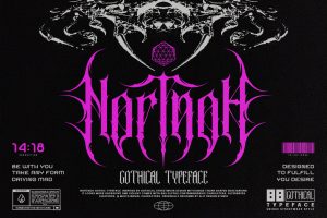 Nortnoh Metal Modern Typeface