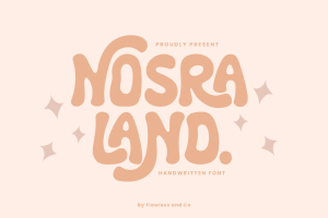 Nosra Land – Handwritten Brand Font