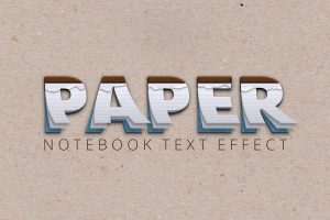 Notebook Text Effect