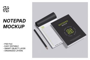 Notepad Mockup
