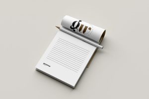 Notepad mockup