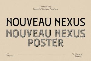 Nouveau Nexus – Vintage Display