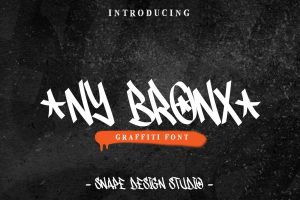 NY Bronx – Graffiti Font