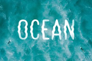Ocean – Hand Writing Summer Font