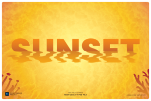 Ocean Ripple Text Effect