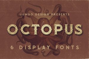 Octopus – Vintage Style Font