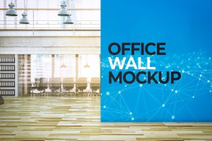 Office Mural Wall Mockup