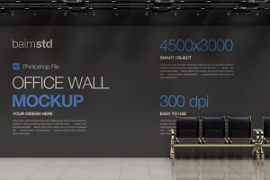 Office Wall Mockup