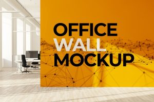 Office Wall Mural Mockup
