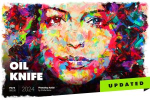 Oil Knife Painting Photoshop Action