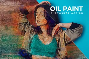 Oil Paint Photoshop Action Kit