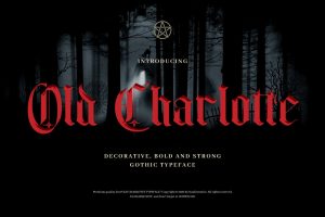 Old Charlotte – Bold Decorative Gothic Font