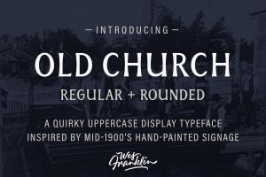 Old Church – Serif Display Font