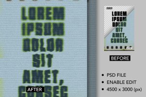 Old Film Text Effect