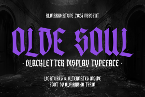 Olde Soul – Vicious Blackletter Style
