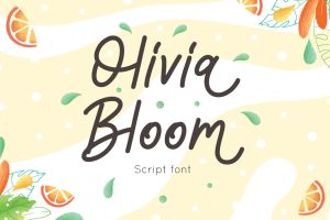 Olivia Bloom – Summer Font