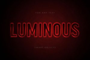 Ominous Neon Text Effect