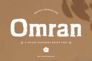 Omran Brush Font