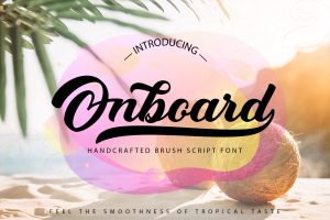 Onboard | Smooth Script Font