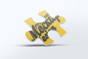 One Puzzle Piece Mock-Up