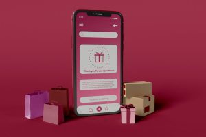 Online Shopping App Mockup