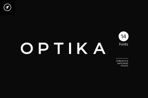 Optika – Minimalist Geometric Typeface