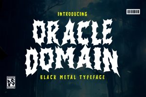 Oracle Domain Metal Horror Graffiti Y2k Font