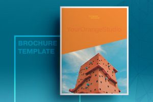 Orange Brochure Layout
